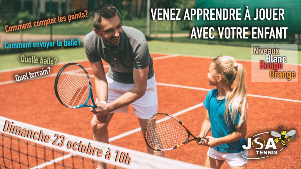 Apprendre à jouer avec son enfant – JSA Tennis