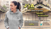La JSA lance sa ligne textile et accessoires!